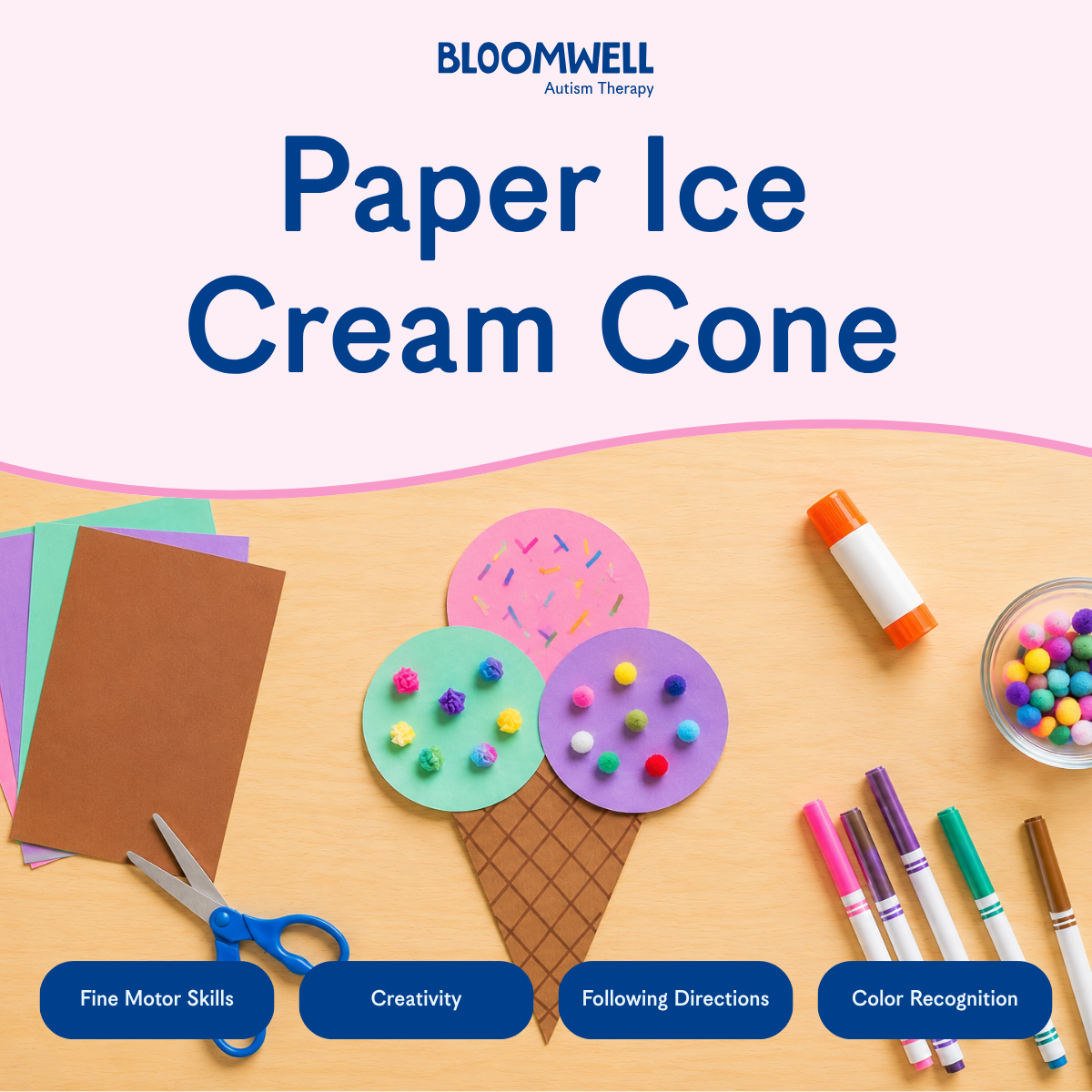 Sweet Summer Ice Cream Craft
