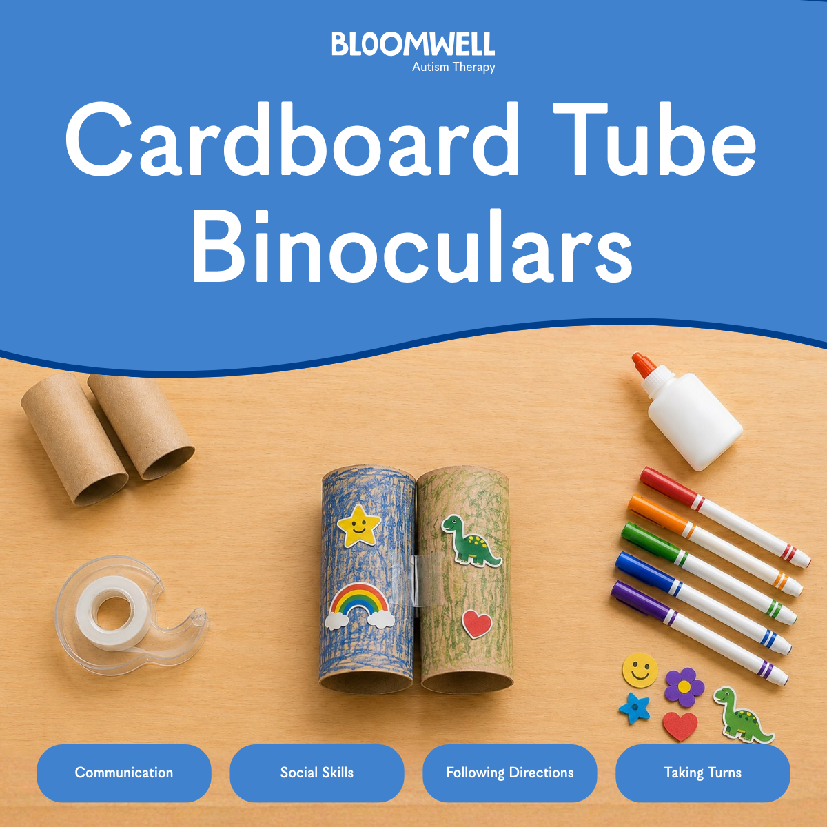 Cardboard Tube Binoculars